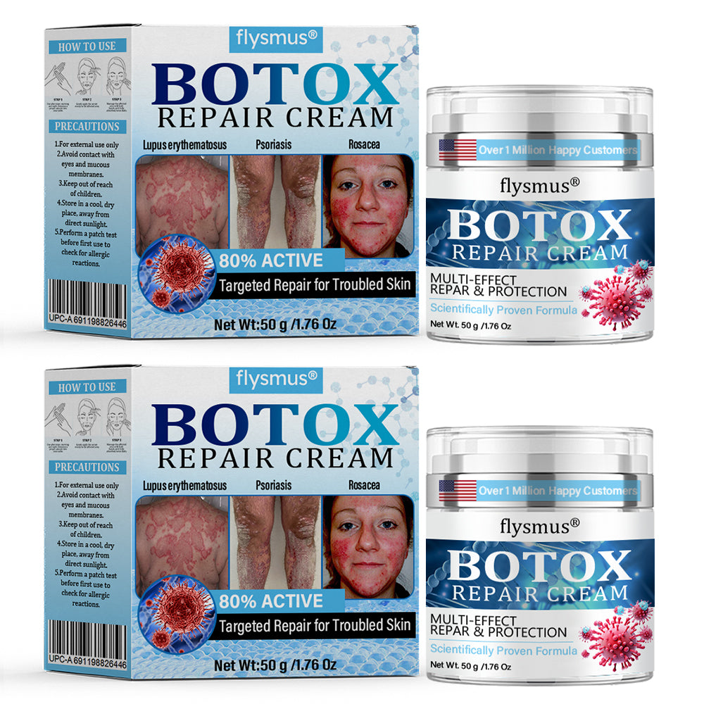 ✅ Made and Shipped from the USA | flysmus® Botox Repair Cream 🧑🏼⚕️ Anti-aging, Skin Repair, Acne and Dark Spot Treatment, Wart and Mole Removal, and Psoriasis Treatment