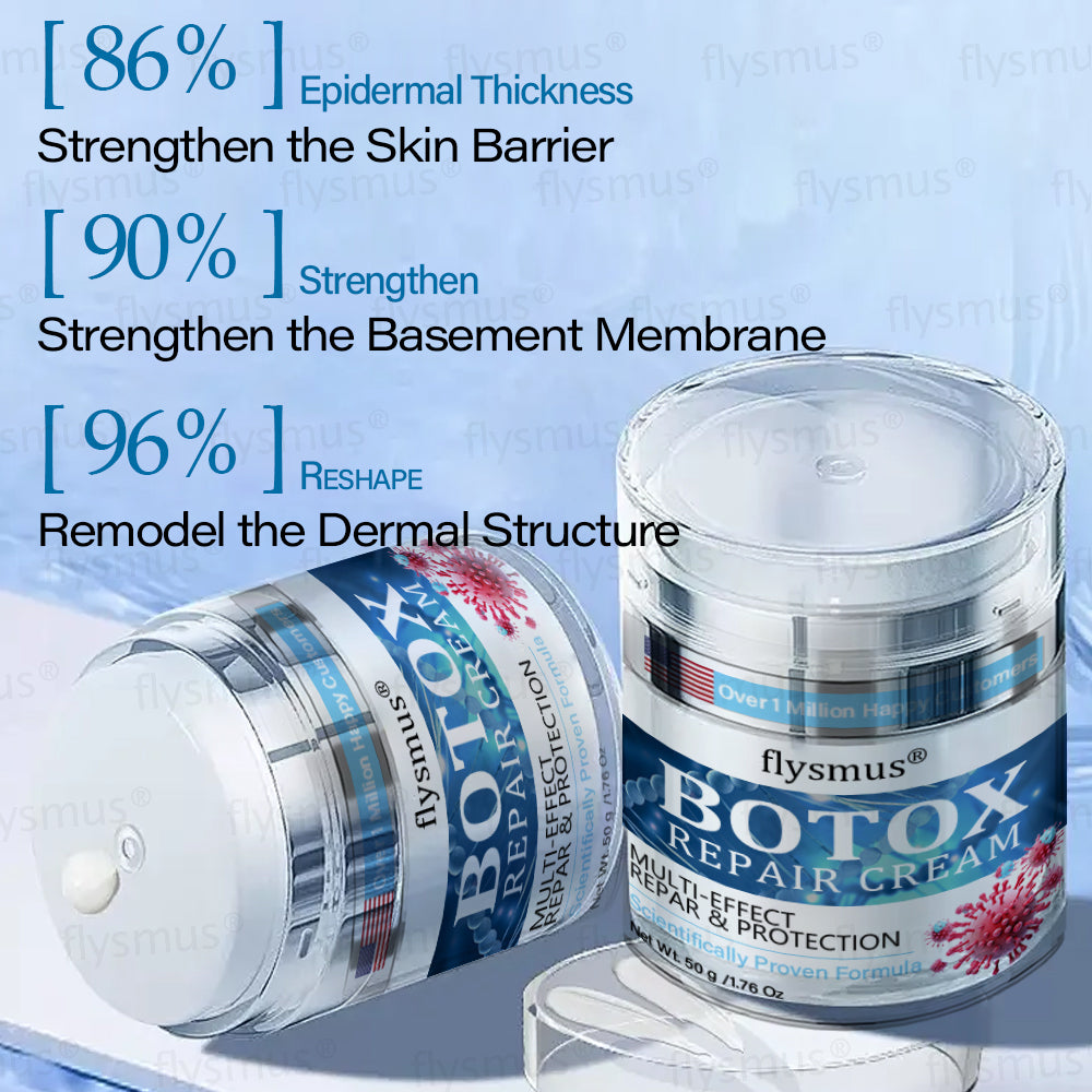 ✅ Made and Shipped from the USA | flysmus® Botox Repair Cream 🧑🏼⚕️ Anti-aging, Skin Repair, Acne and Dark Spot Treatment, Wart and Mole Removal, and Psoriasis Treatment