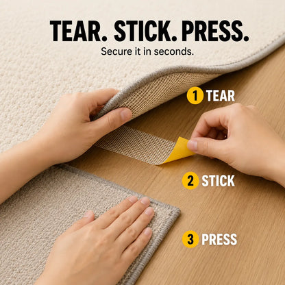 GFOUK® Heavy-Duty Double-Sided Tape - Strong Adhesive Fix For Quick No-Tool Home Solutions🔧