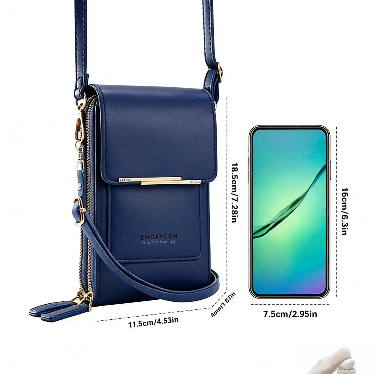 💞LAST DAY 50% OFF ✨👜📱 Simple and Elegant Women's Touchscreen Crossbody Phone Wallet