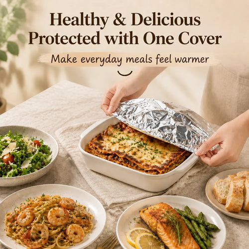 WYVCK® Food Container Aluminum Foil Heat-Retaining Covers