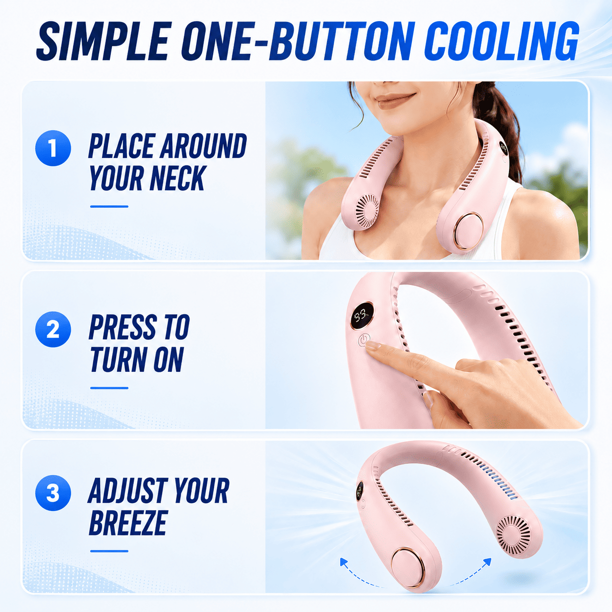 Billhol® Wearable Neck Fan
