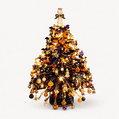 BVJ® Mini Tabletop DIY Beaded Christmas Tree Craft Kit | Handmade Holiday Home Decor