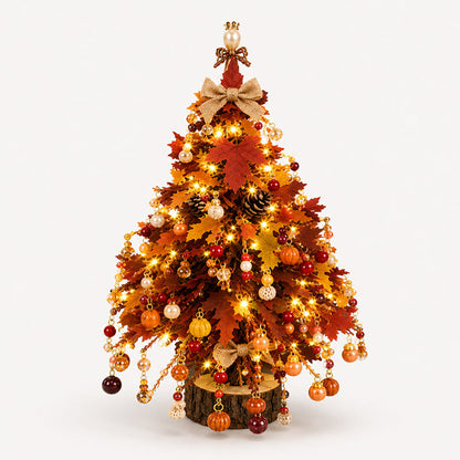 BVJ® Mini Tabletop DIY Beaded Christmas Tree Craft Kit | Handmade Holiday Home Decor