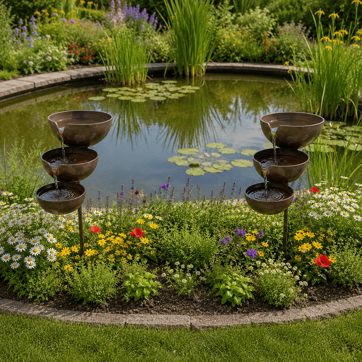🔥Hot Sale 50% OFF🐦Gaigu® Bring Life Back To Your Garden –  Rain Catcher Bird Bath🌿