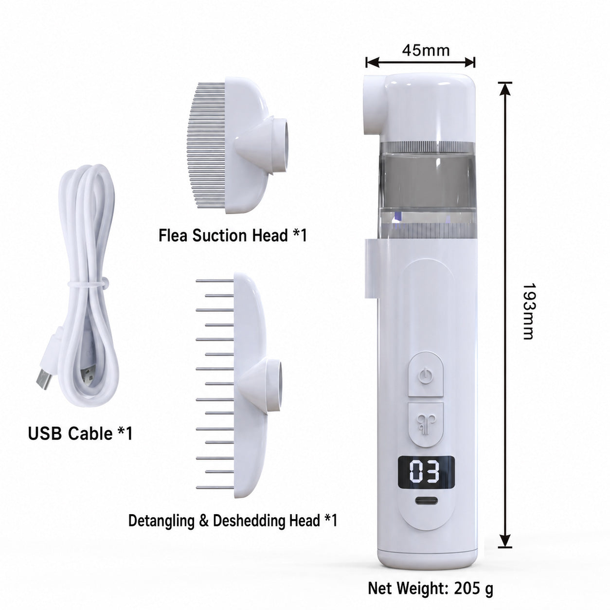 🔥 JUST LAUNCHED 40%OFF  Billhol® 2-in-1 Electric Pet Grooming Comb-Bring Out the Best in Your Pet!❤️