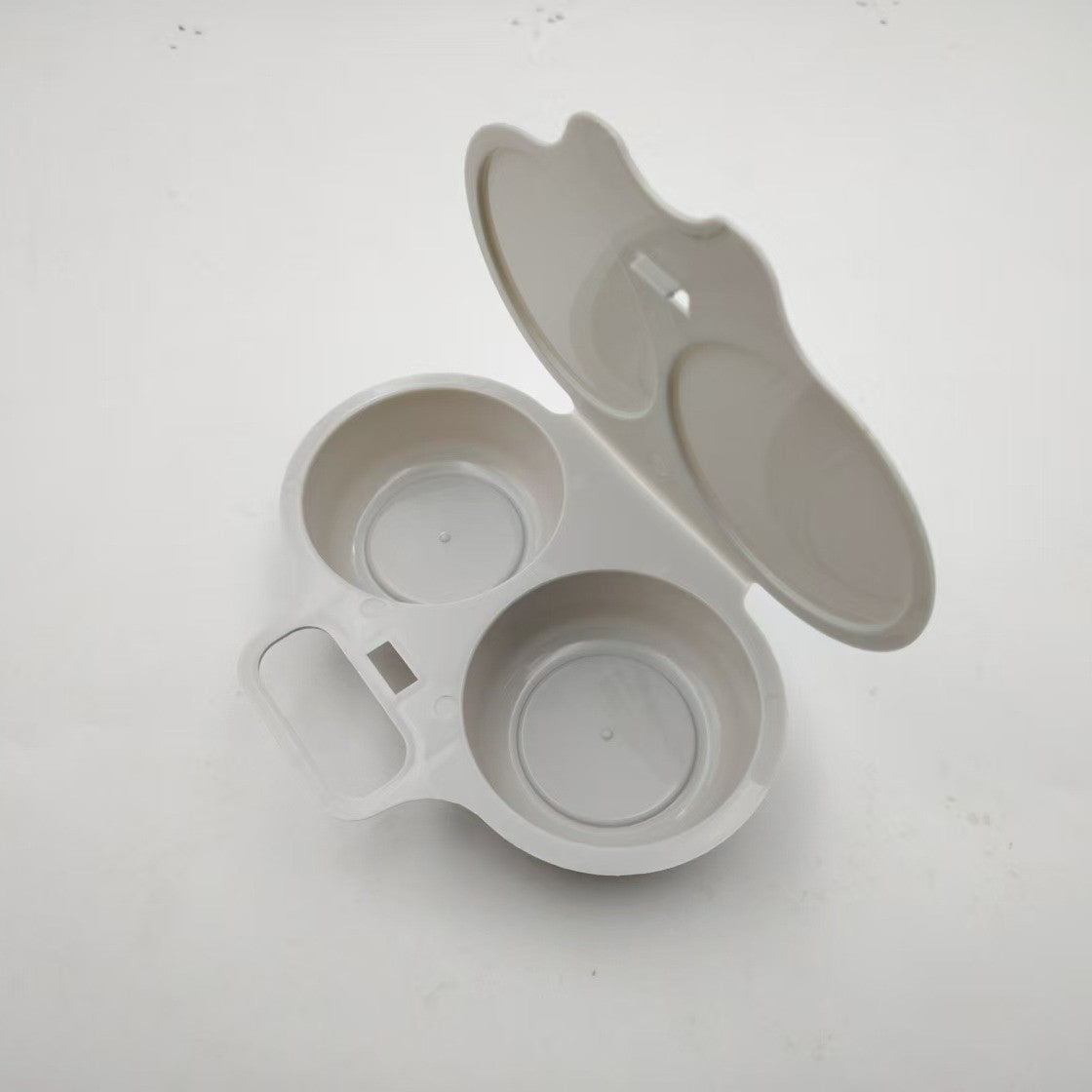 🥳2026 HOT SALE🥳💞50K+ SOLD! 🥗🎁 BUY 1 GET 1 FREE! BVJ® Microwave Egg Poacher –  Dual‑cavity, non‑stick & easy clean. Healthier than frying 🏠✅