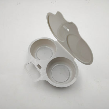🥳2026 HOT SALE🥳💞50K+ SOLD! 🥗🎁 BUY 1 GET 1 FREE! BVJ® Microwave Egg Poacher –  Dual‑cavity, non‑stick & easy clean. Healthier than frying 🏠✅