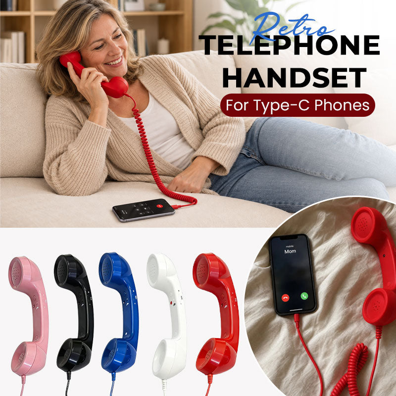 🔥LAST DAY 35% OFF🎧GFOUK® Retro Phone Handset for Smartphones