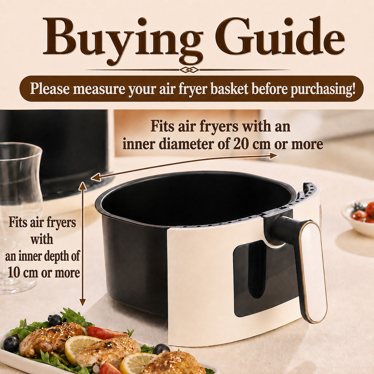 🔥HOT SALE 50% OFF BVJ® Air Fryer Skewer Rack-Kebab Holder for Air Fryers, Ovens & Homemade BBQ Snacks