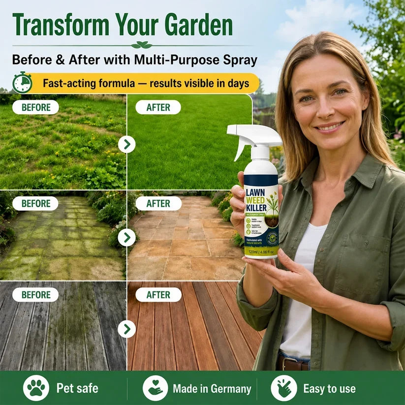 🔥 50% OFF 🌿GFOUK® Weed Stop – Effective Against Weeds & New Growth | Gardens, Paths & Yards ⚡