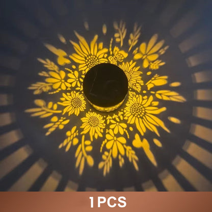 🌞 50% OFF NOW! 🌀BVJ® Solar Mandala Light – Stunning Pattern Projection, 2-in-1 Floor & Wall Design & IP65 Waterproof Auto On/Off 🌿