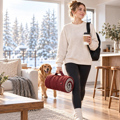 🧣LAST DAY 49% OFF🔥LUCKYSONG® Wearable Heated Blanket – Cozy Hands-Free Warmth☀️