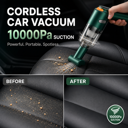 🧹 GFOUK® Cordless Car Vacuum – 10000Pa Suction, 4000mAh Long-Lasting Battery – Over 142K Sold! 🚗