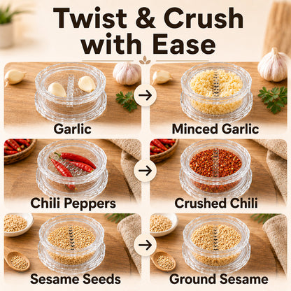 🔥Grab Your 50% OFF ⏳ BVJ®  Manual Garlic Twister & Masher-Kitchen Gadget