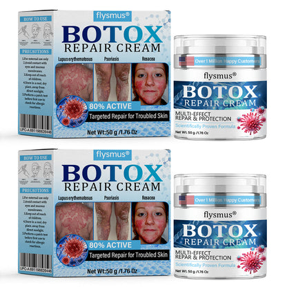 ✅ Made and Shipped from the USA | flysmus® Botox Repair Cream 🧑🏼‍⚕️ Anti-aging, Skin Repair, Acne and Dark Spot Treatment, Wart and Mole Removal, and Psoriasis Treatment
