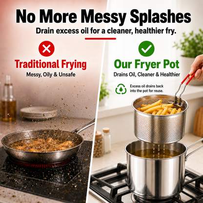 🔥 HOT SALE 40% OFF  BVJ®  Mini Deep Fryer Set