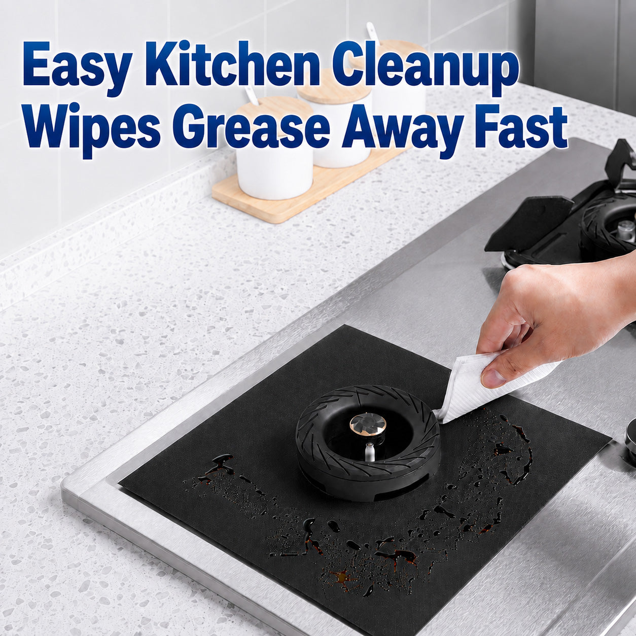 🎉Limited-Time Buy 1 Get 1 Free BVJ® Reusable Non-Stick Gas Stove Burner Covers – Heat-Resistant & Washable