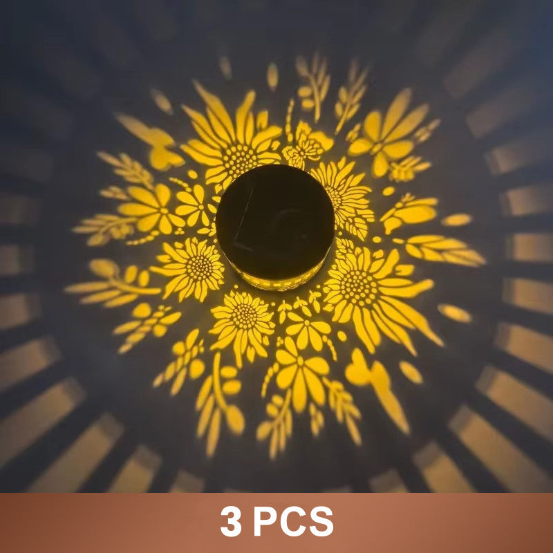 🌞 50% OFF NOW! 🌀BVJ® Solar Mandala Light – Stunning Pattern Projection, 2-in-1 Floor & Wall Design & IP65 Waterproof Auto On/Off 🌿