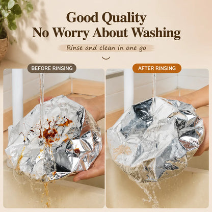 WYVCK® Food Container Aluminum Foil Heat-Retaining Covers