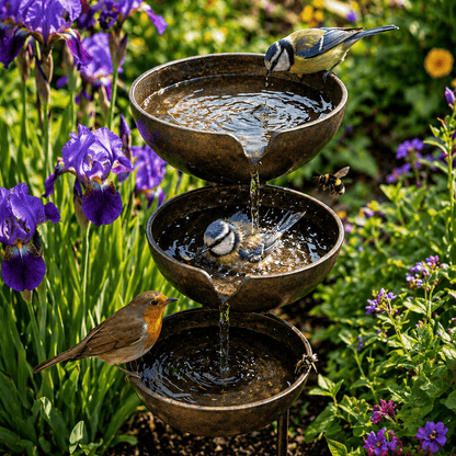 🔥Hot Sale 50% OFF🐦Gaigu® Bring Life Back To Your Garden –  Rain Catcher Bird Bath🌿