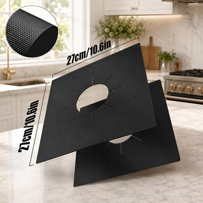 🎉Limited-Time Buy 1 Get 1 Free BVJ® Reusable Non-Stick Gas Stove Burner Covers – Heat-Resistant & Washable