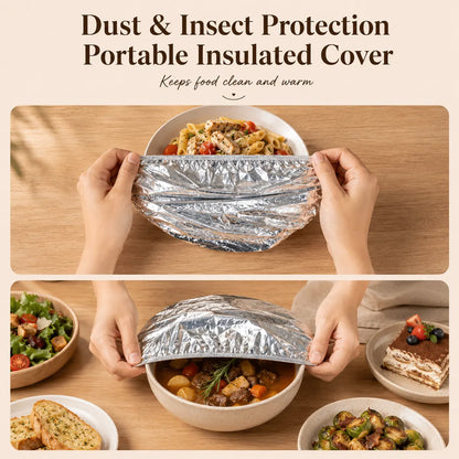 WYVCK® Food Container Aluminum Foil Heat-Retaining Covers