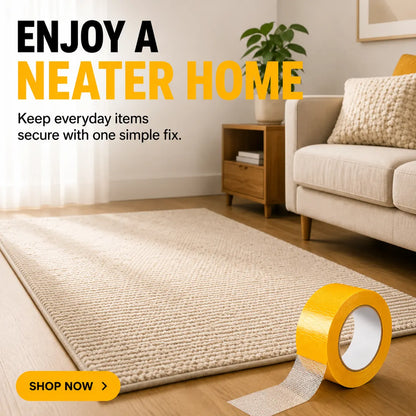 GFOUK® Heavy-Duty Double-Sided Tape - Strong Adhesive Fix For Quick No-Tool Home Solutions🔧