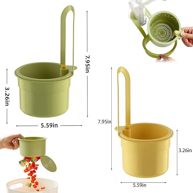 🔥 Hot Sale 50% OFF 🔥BVJ® Multifunctional hanging sink drain basket