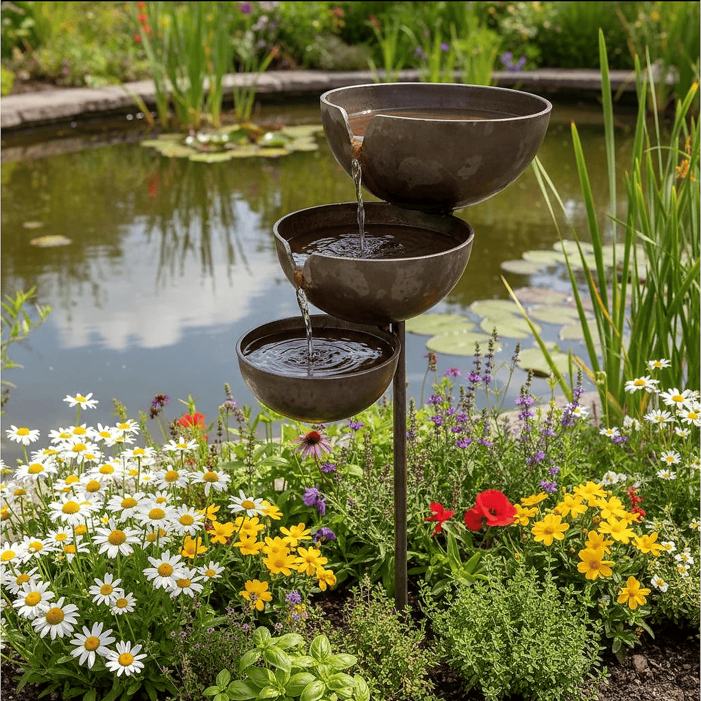 🔥Hot Sale 50% OFF🐦Gaigu® Bring Life Back To Your Garden –  Rain Catcher Bird Bath🌿