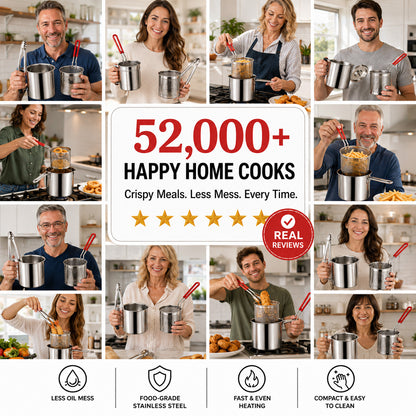 🔥 HOT SALE 40% OFF  BVJ®  Mini Deep Fryer Set