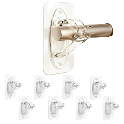 GFOUK® New Self Adhesive Rod Brackets, No Drill Needed Curtain Rod Holders