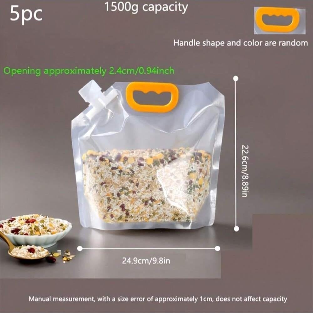 💕🌾WYVCK® Airtight Grain Storage Bags with Handle