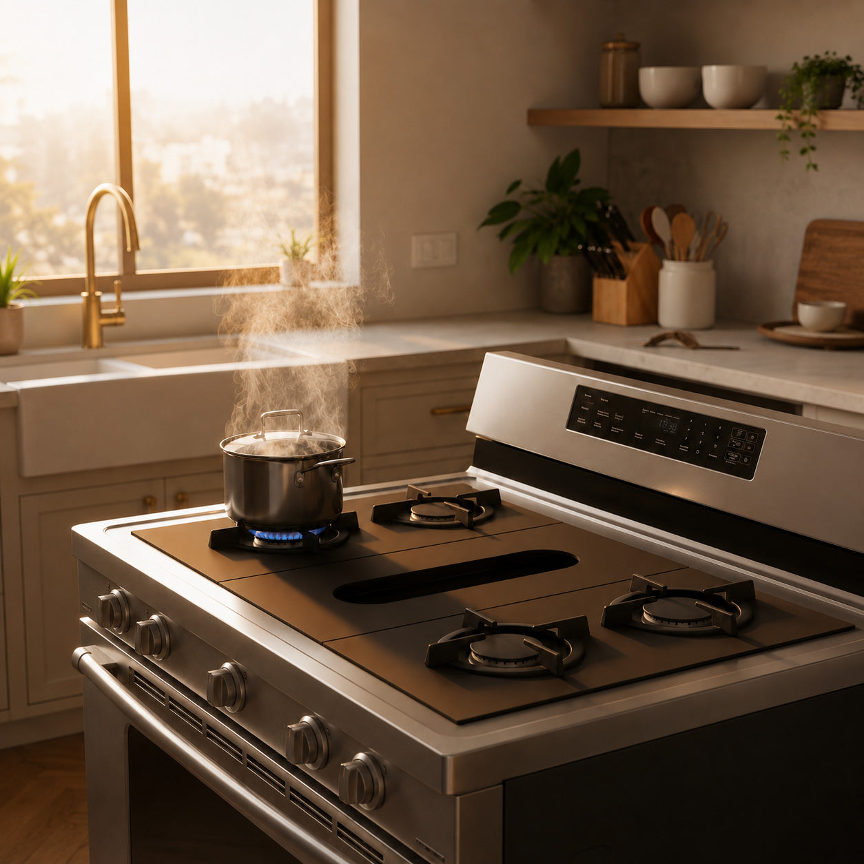 🎉Limited-Time Buy 1 Get 1 Free BVJ® Reusable Non-Stick Gas Stove Burner Covers – Heat-Resistant & Washable