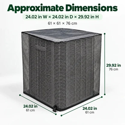 ❄️GFOUK®  Heavy-Duty Mesh AC Cover – All-Season Outdoor Protection