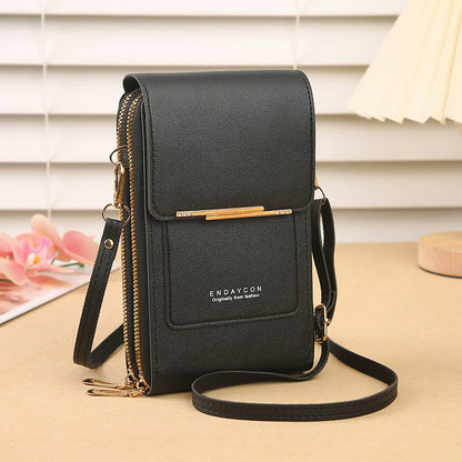 💞LAST DAY 50% OFF ✨👜📱 Simple and Elegant Women's Touchscreen Crossbody Phone Wallet