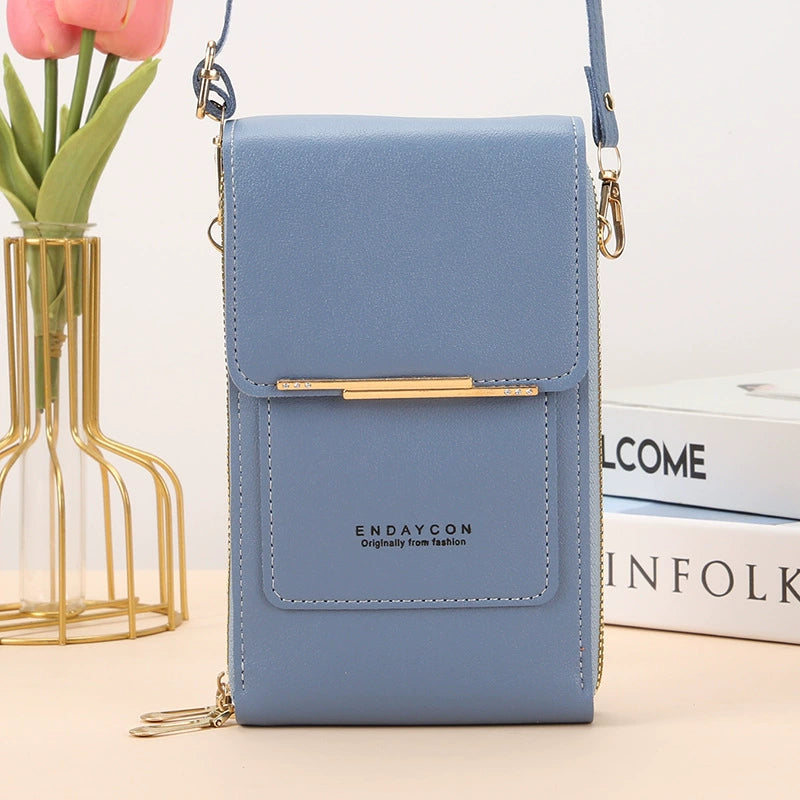 💞LAST DAY 50% OFF ✨👜📱 Simple and Elegant Women's Touchscreen Crossbody Phone Wallet