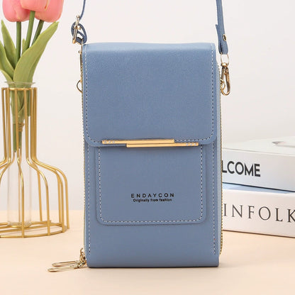 💞LAST DAY 50% OFF ✨👜📱 Simple and Elegant Women's Touchscreen Crossbody Phone Wallet