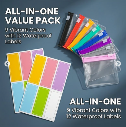 GFOUK® Self-Sealing Zipper Medicine Bags (7 Colors)