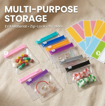 GFOUK® Self-Sealing Zipper Medicine Bags (7 Colors)