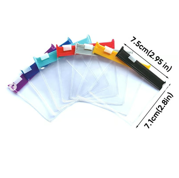 GFOUK® Self-Sealing Zipper Medicine Bags (7 Colors)