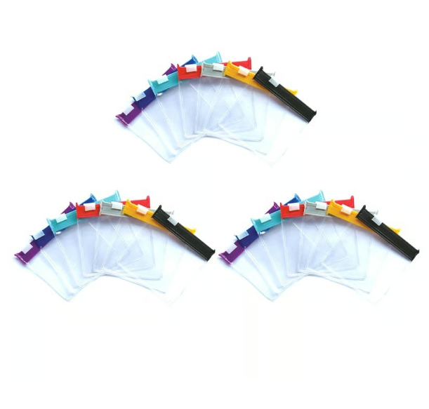 GFOUK® Self-Sealing Zipper Medicine Bags (7 Colors)