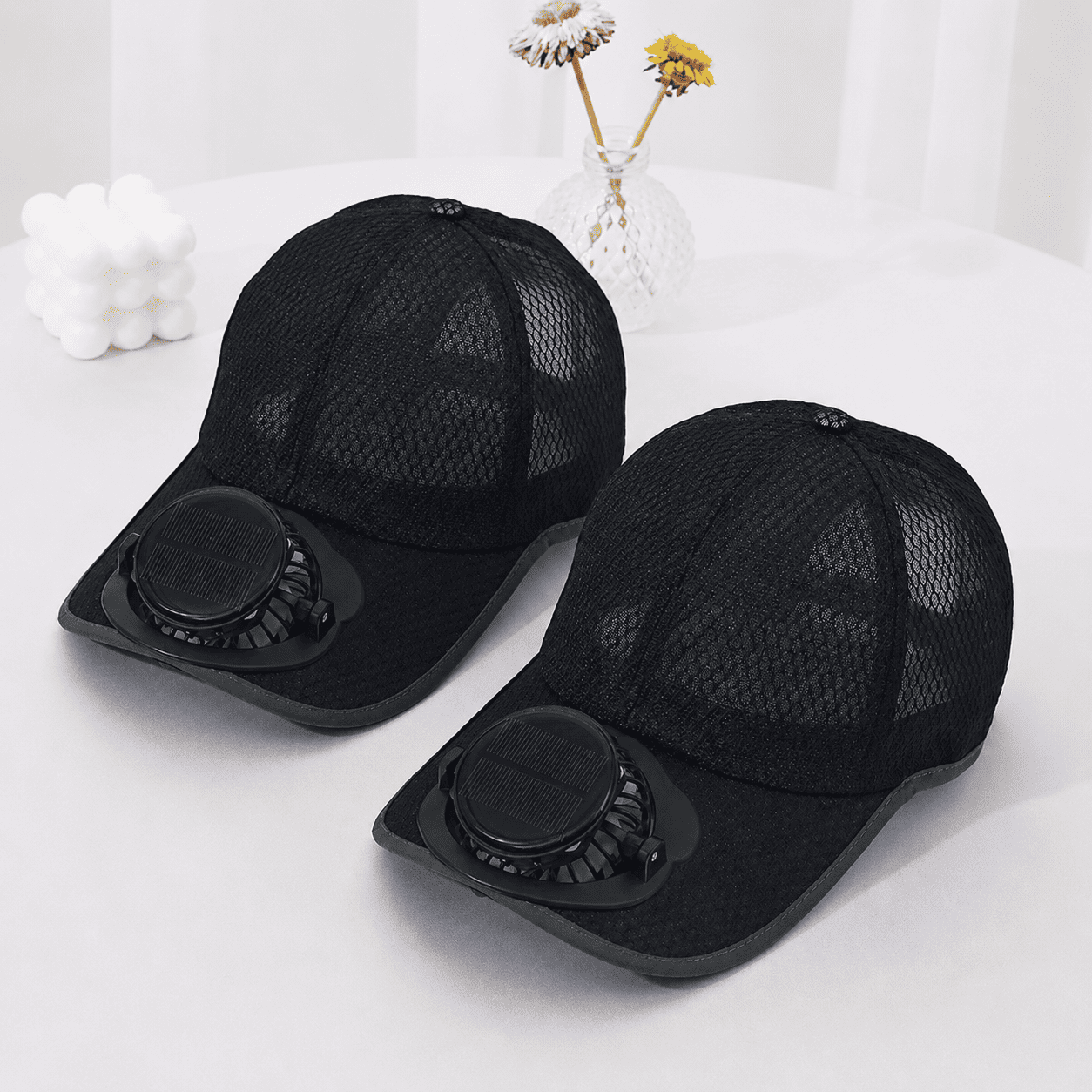 Billhol®🧢 Solar Cooling Fan Hat — Stay Cool Under the Sun