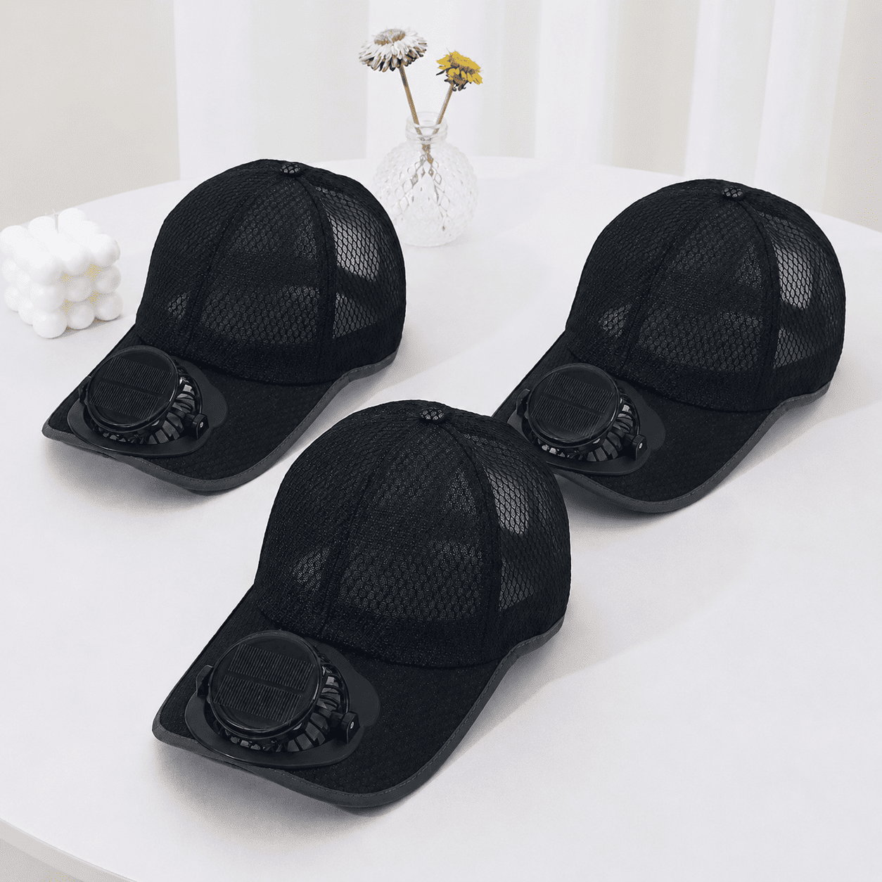 Billhol®🧢 Solar Cooling Fan Hat — Stay Cool Under the Sun