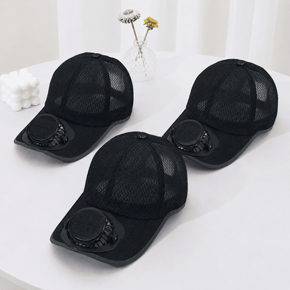Billhol®🧢 Solar Cooling Fan Hat — Stay Cool Under the Sun