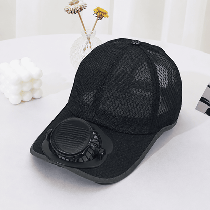 Billhol®🧢 Solar Cooling Fan Hat — Stay Cool Under the Sun