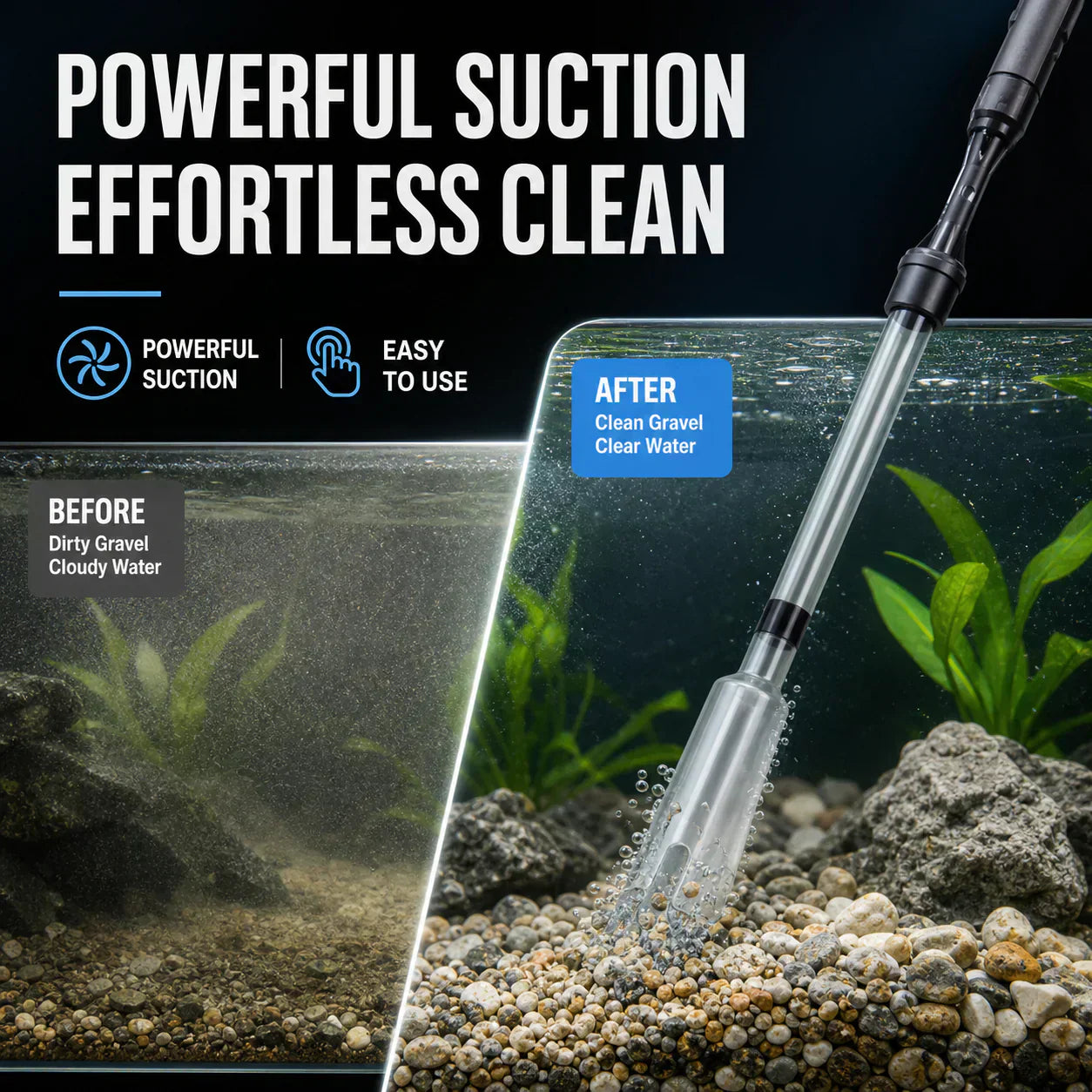 🎉55% off 🔥 GFOUK® Electric Aquarium Gravel Cleaner✨