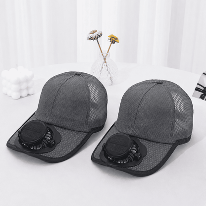 Billhol®🧢 Solar Cooling Fan Hat — Stay Cool Under the Sun