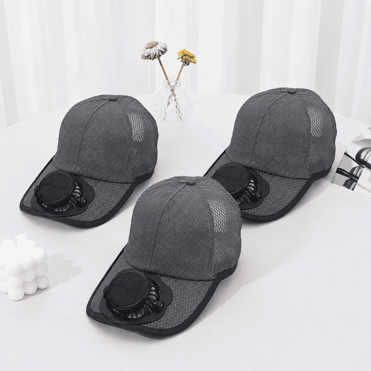 Billhol®🧢 Solar Cooling Fan Hat — Stay Cool Under the Sun