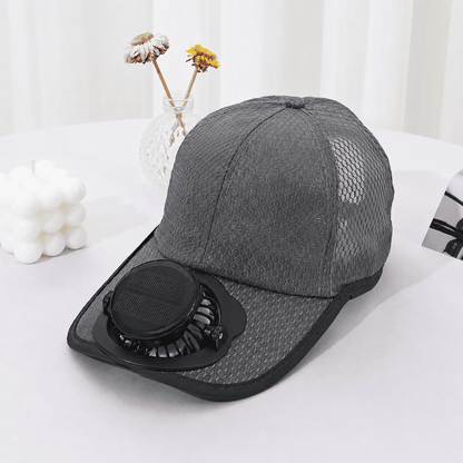 Billhol®🧢 Solar Cooling Fan Hat — Stay Cool Under the Sun